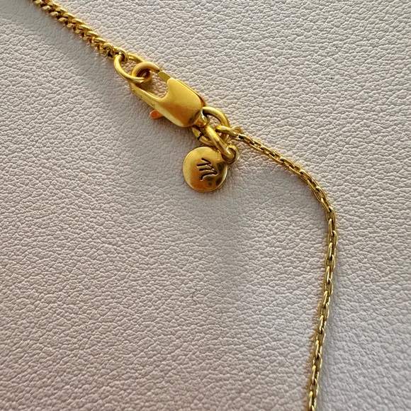 Madewell Gold Geometric Necklace - Picture 2 of 3